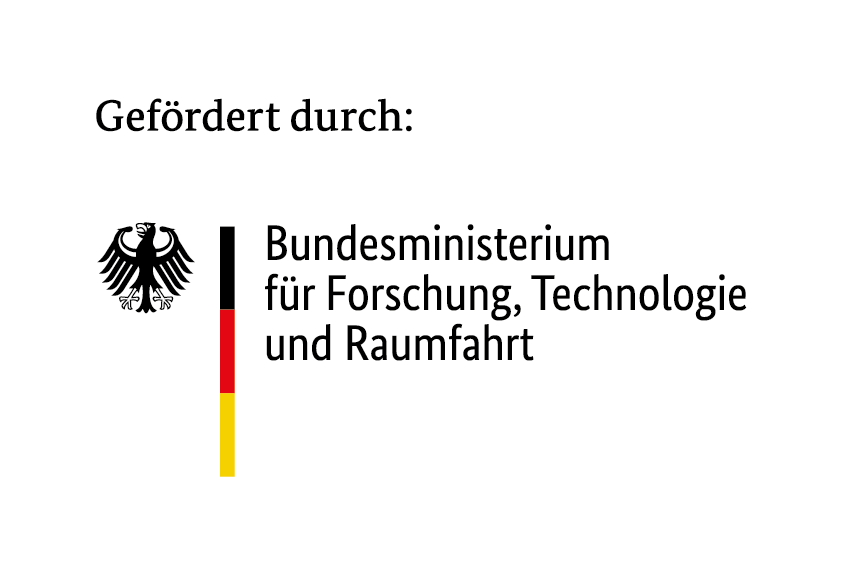 Dieses Projekt wurde gefördert durch das Bundesministerium für Forschung, Technologie und Raumfahrt.